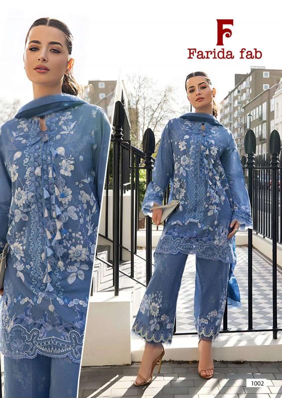 Farida fab queens court pakistani suits manufacturer